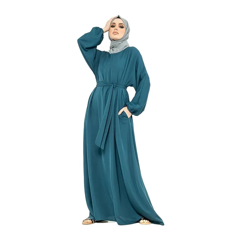 Basic Teal Abaya