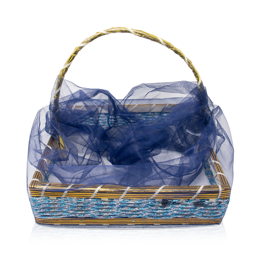 Empty Gift Hamper Blue