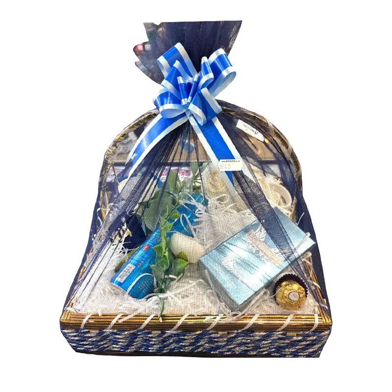 Blue Essence: The Ultimate Fragrance & Luxury Hamper for Him