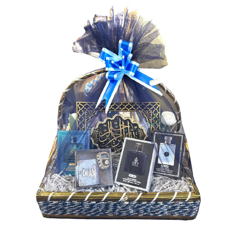 Blue Majesty The Perfect Blend of Fragrance, Faith, and Luxury Gift Hamper