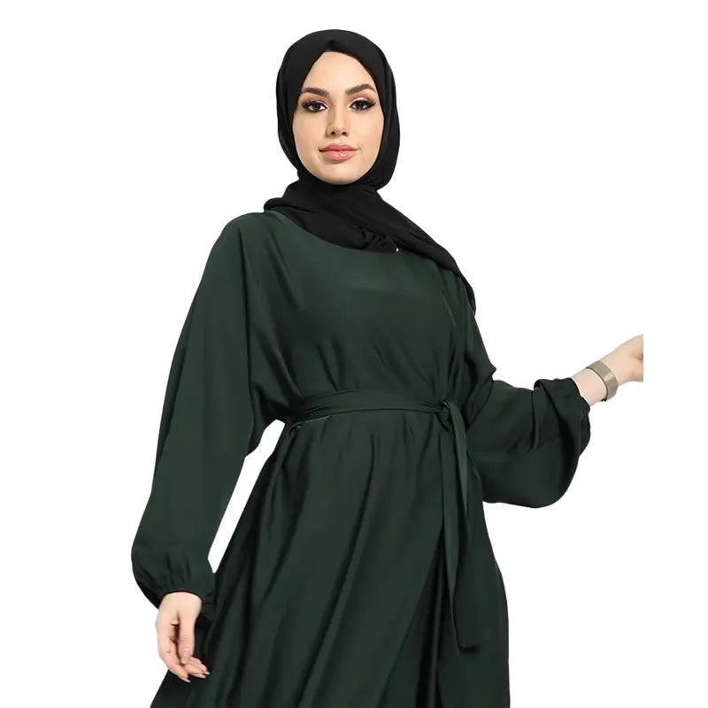 Basic Abaya Bottle Green