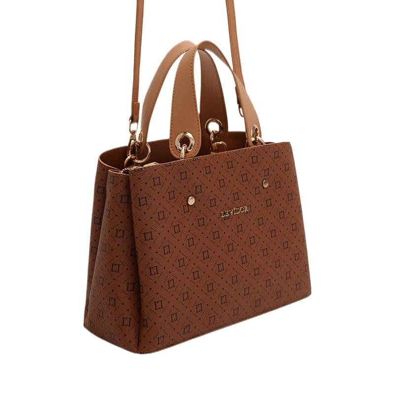 Women's Brown Shoulder Designer Hand Bag Ref 93007