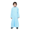 Kids Detail Collared Baby Blue Thobe 962  01