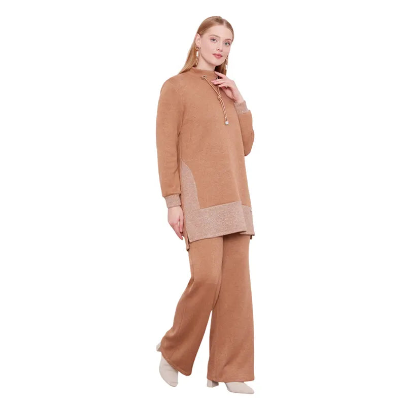 Premium Caramel Cashmere Co Ord