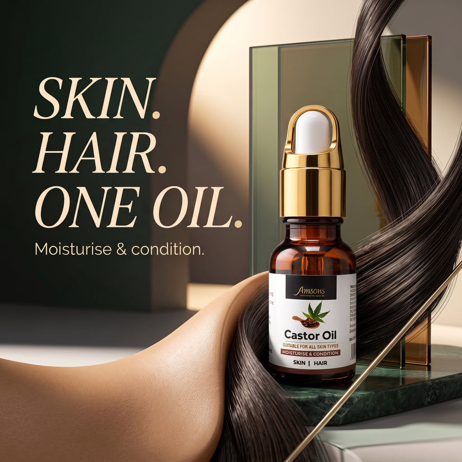 Castor Oil for Skin & Hair