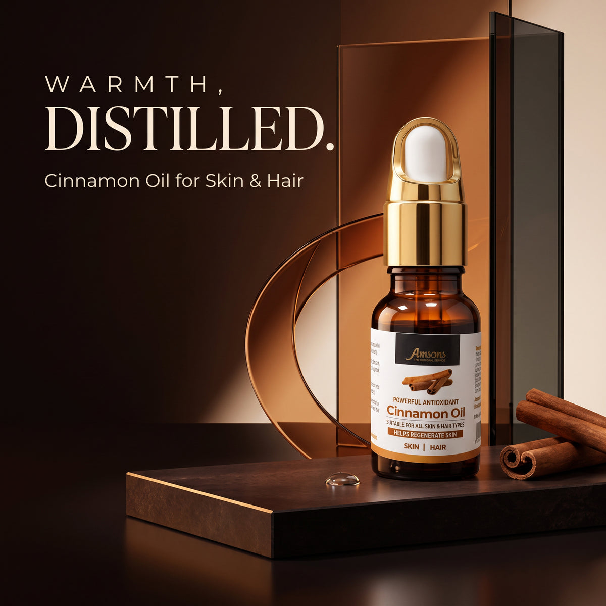Amsons Cinnamon Oil for Skin/Hair care 15ml