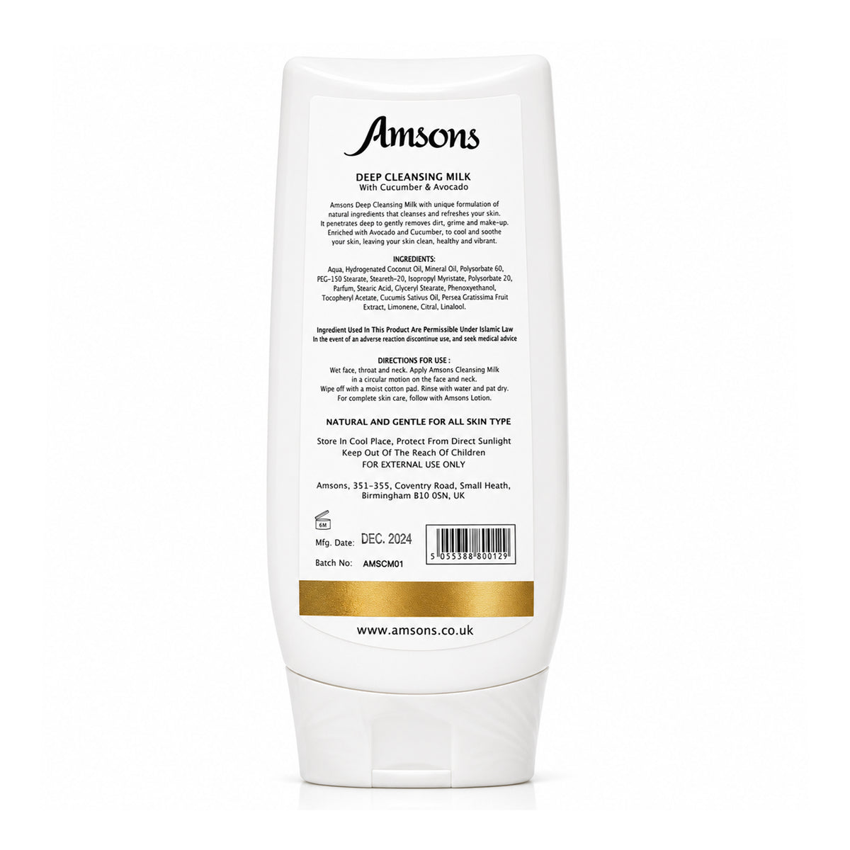 Cleansing Milk with Cucumber & Avocado 200ml