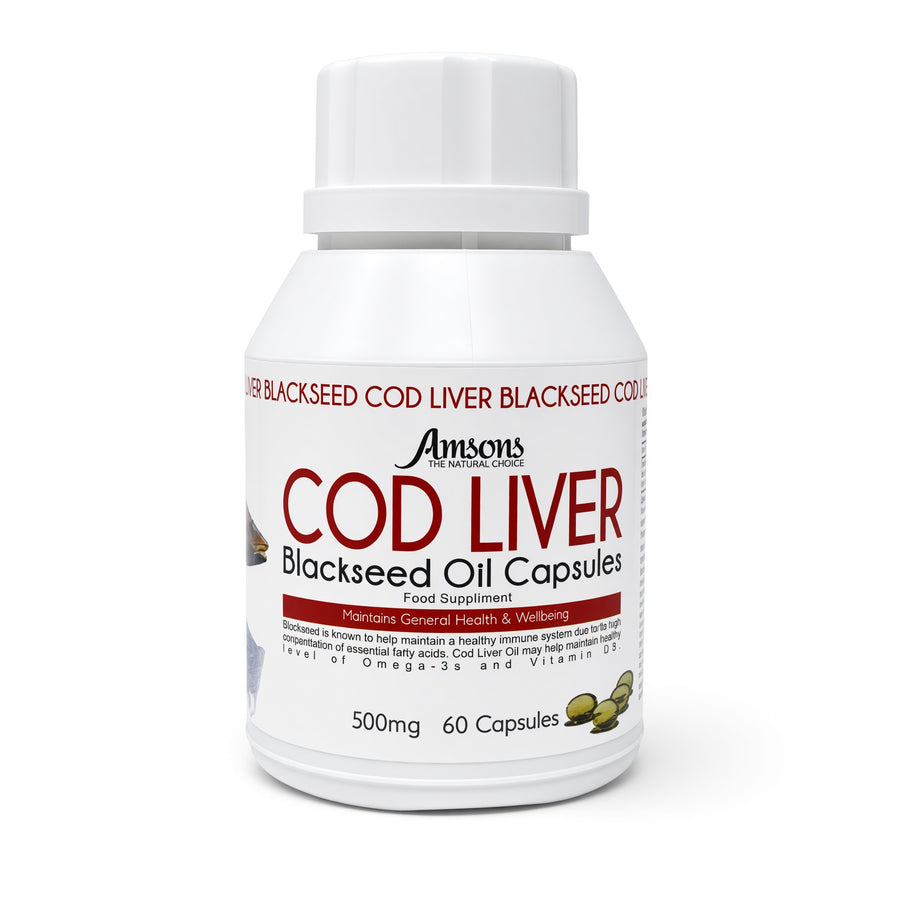 Cod Liver Blackseed Oil Capsules 60 Tablets