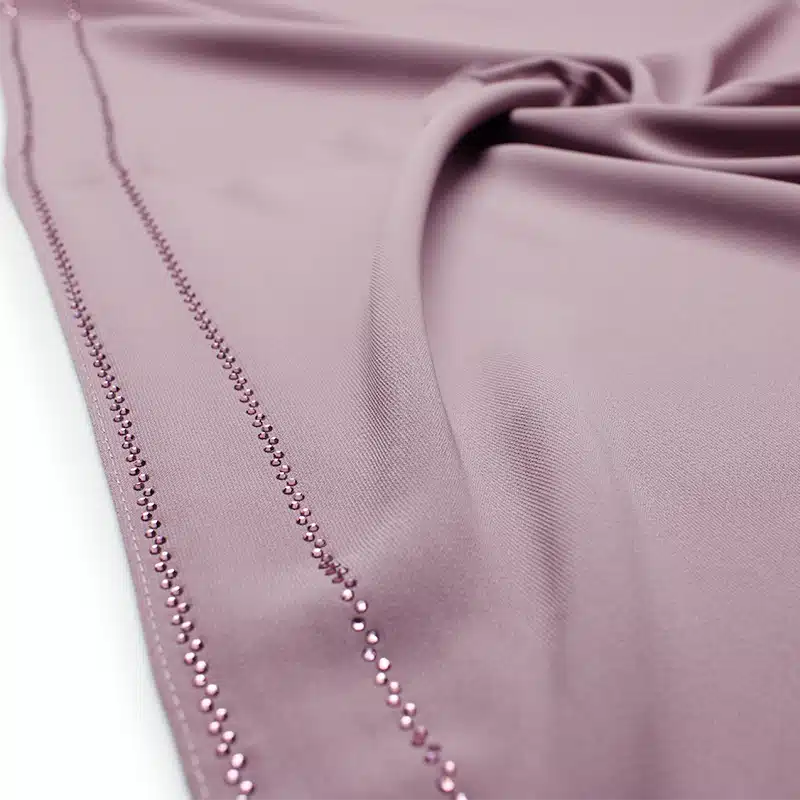 Beaded Medina Coral Chiffon Hijab