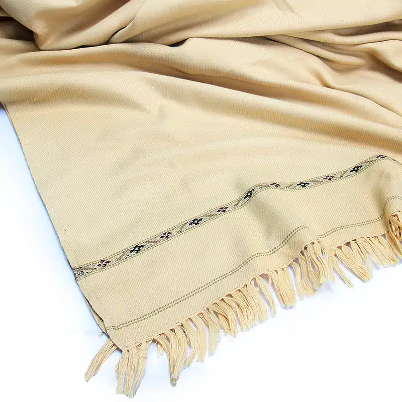 Men's Premium Cream Shawl