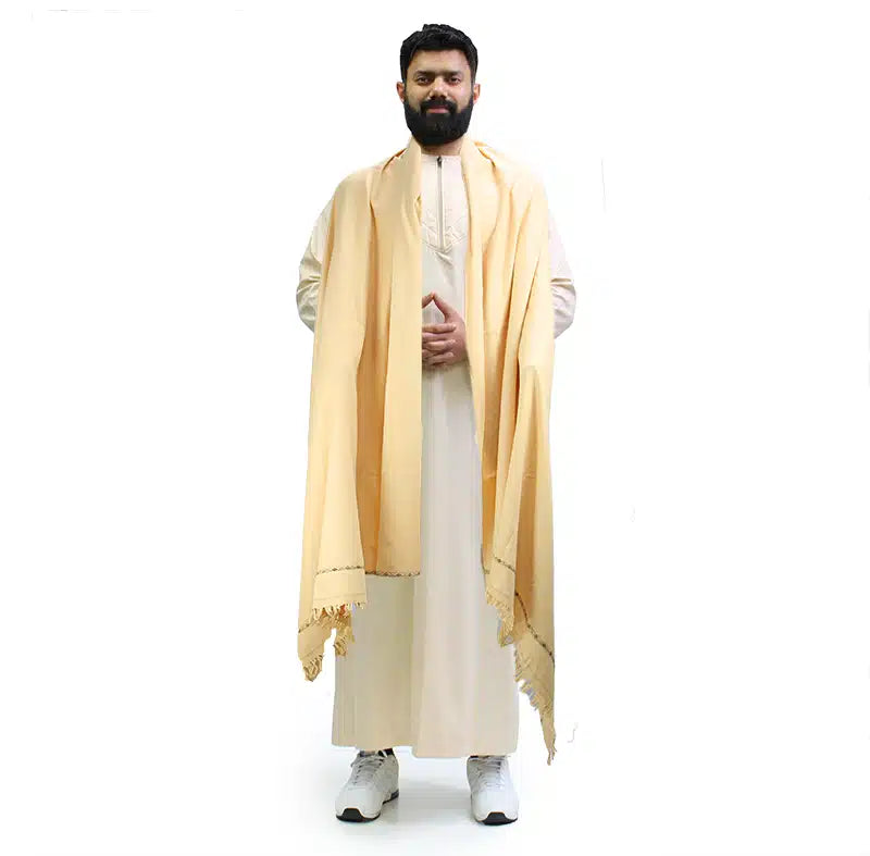 Men's Premium Cream Shawl