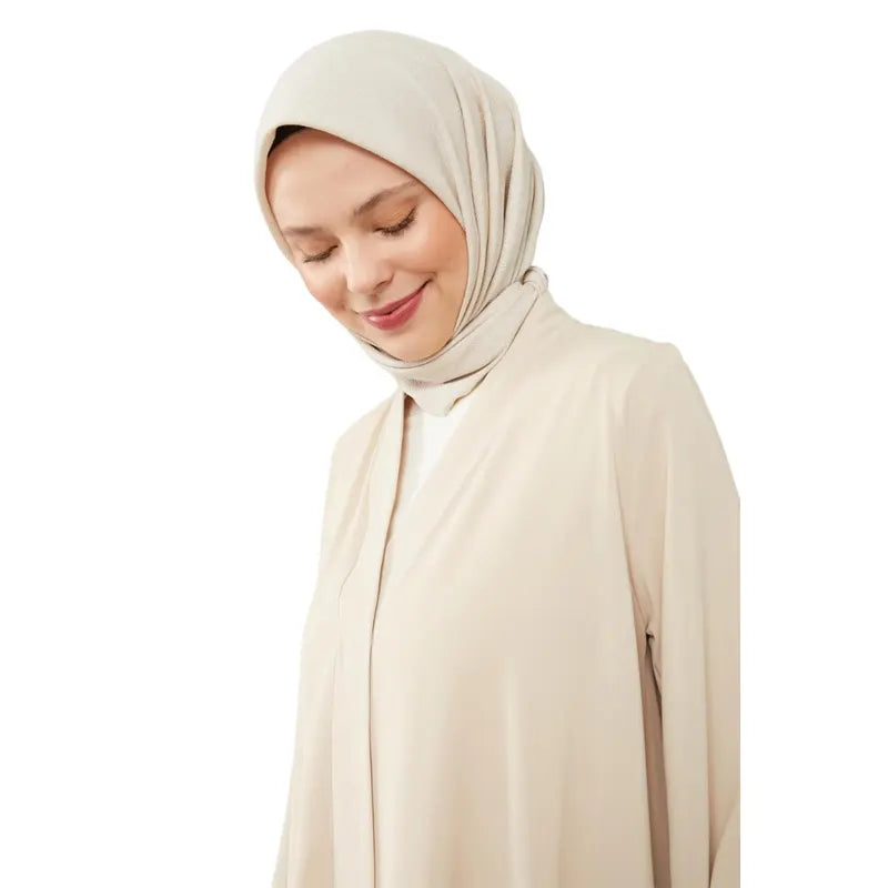Aiyla Belted Cream Abaya
