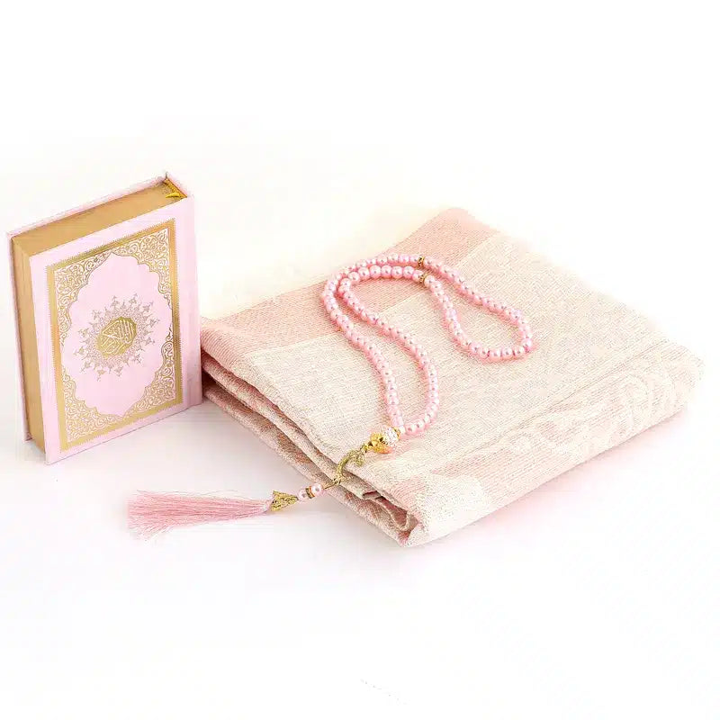 Pink Islamic Cube Quran Gift Set