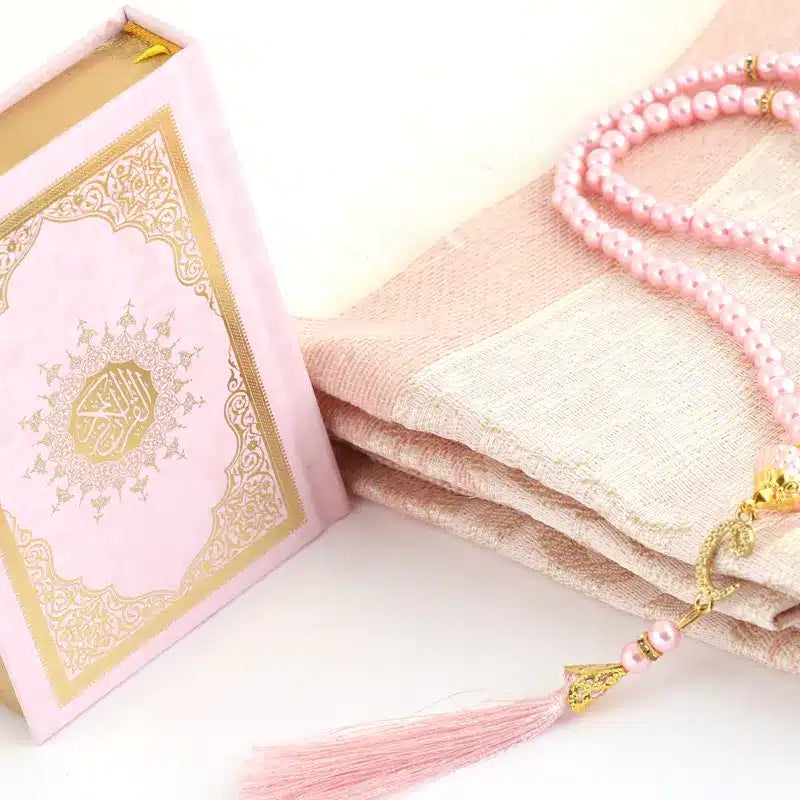 Pink Islamic Cube Quran Gift Set