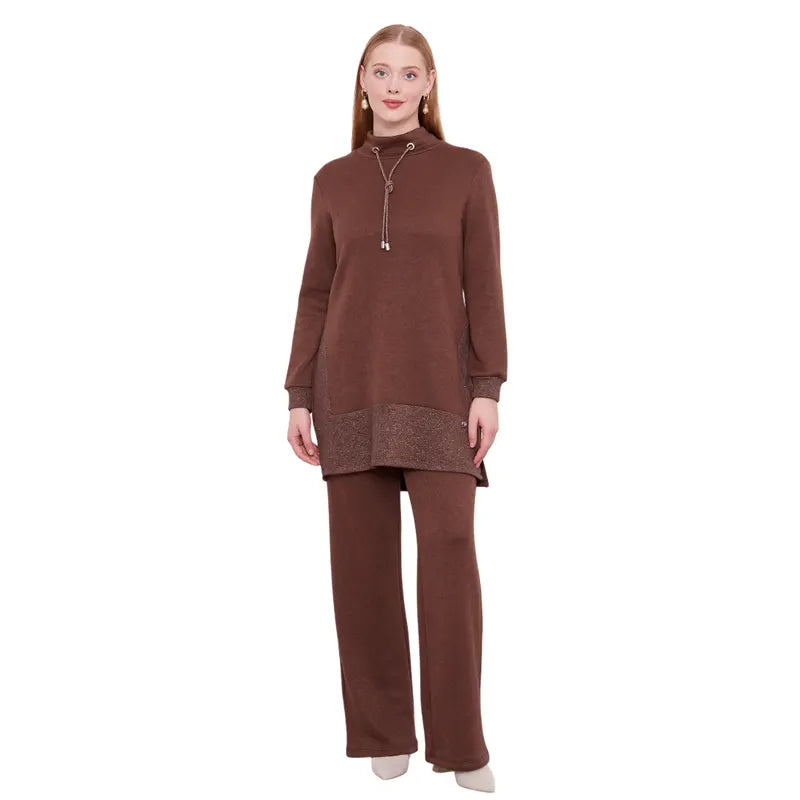 Premium Dark Brown Cashmere Co Ord