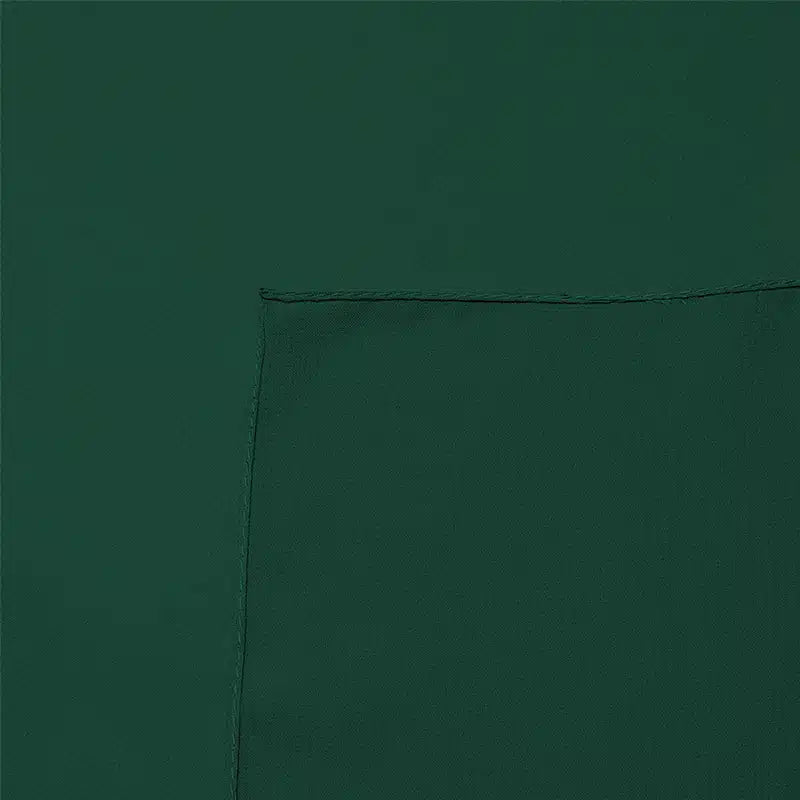 Emirati Non Slip Chiffon Dark Green Hijab
