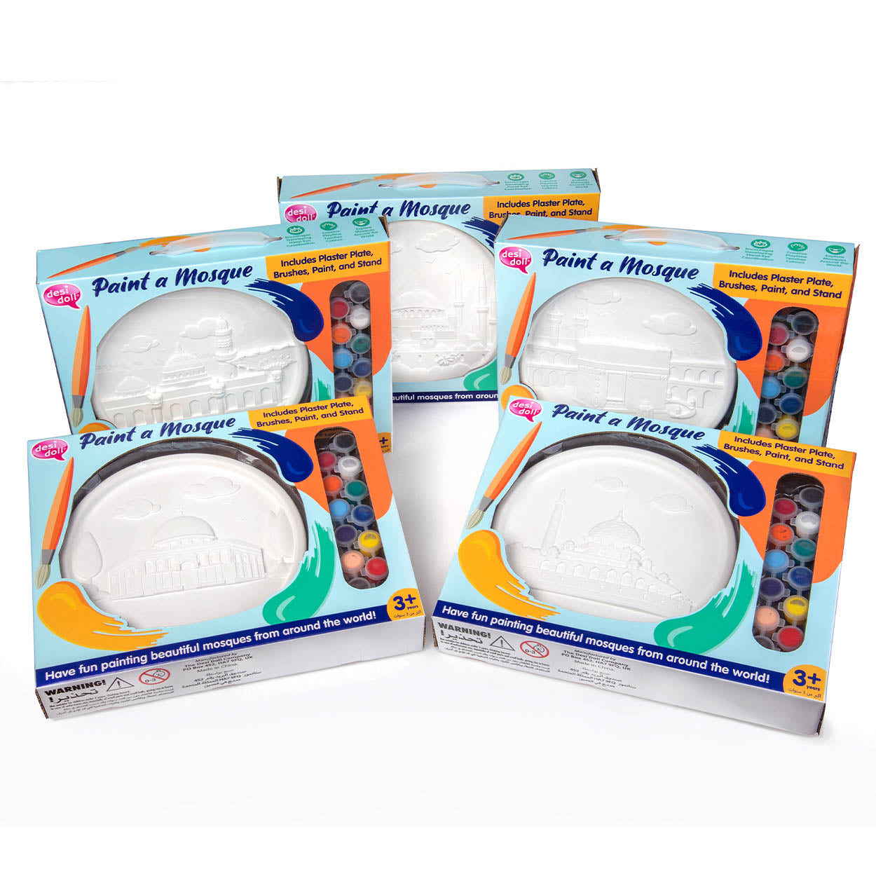 Paint a Mosque Plaster Painting Kit