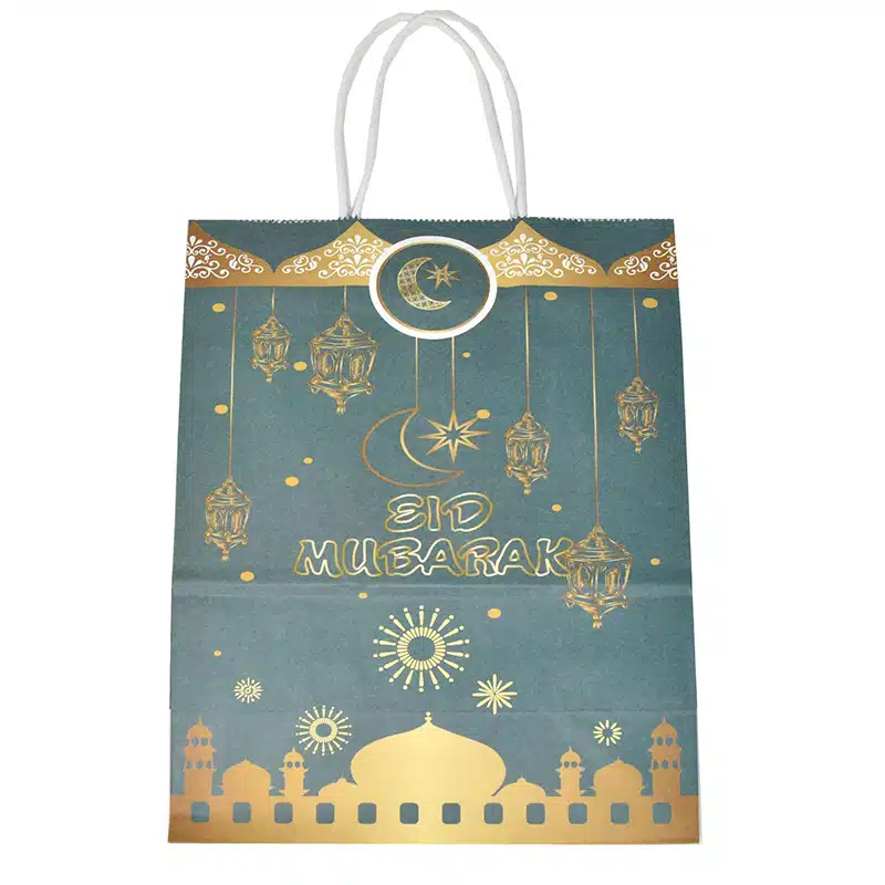 Green Eid Mubarak Gift Bag
