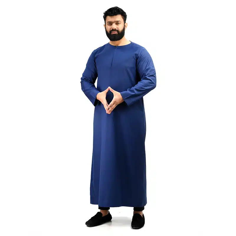 Omani Blue Thobe 0017- 4 image 0