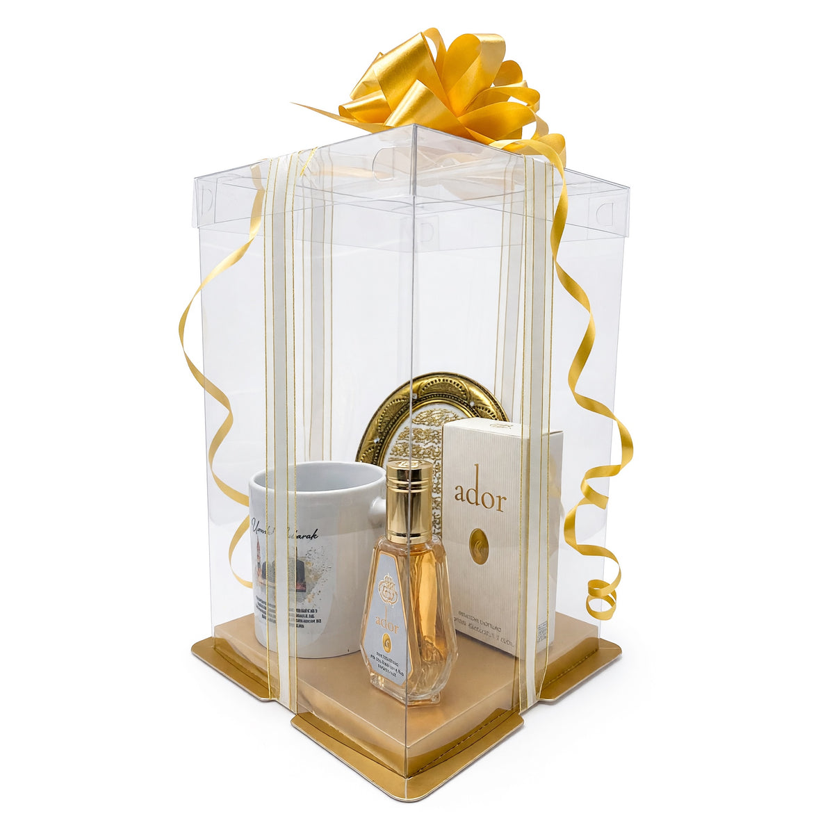 Womens Islamic White & Gold Gift Hamper