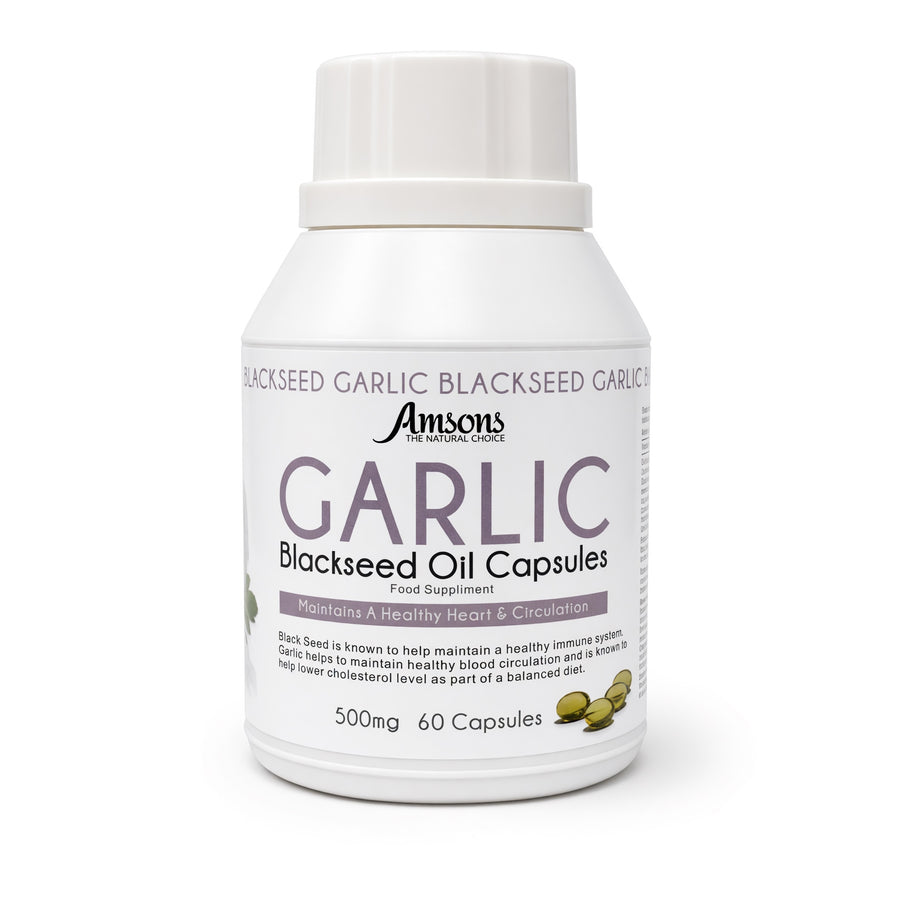 Garlic Blackseed Oil Capsules 60 Tablets 500mg