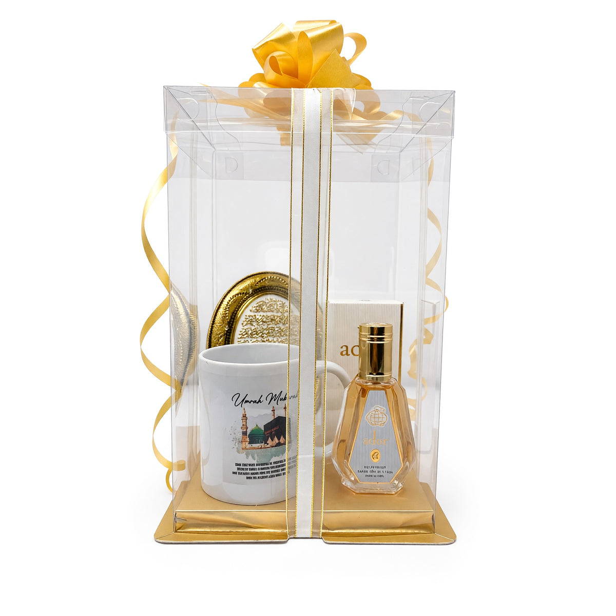 Womens Islamic White & Gold Gift Hamper