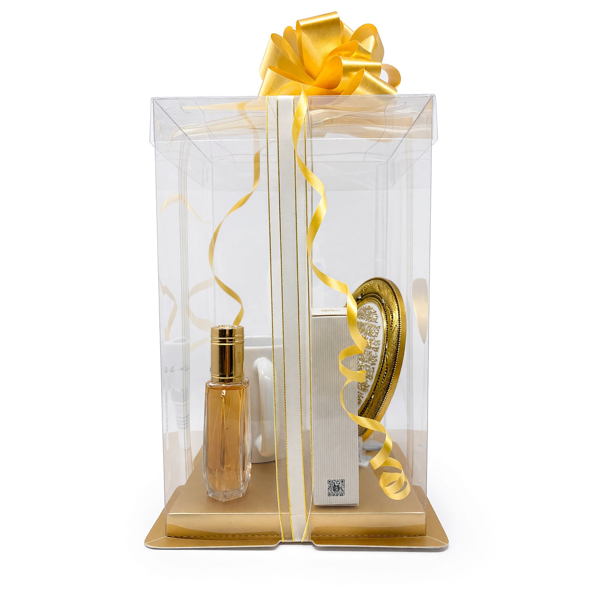 Womens Islamic White & Gold Gift Hamper