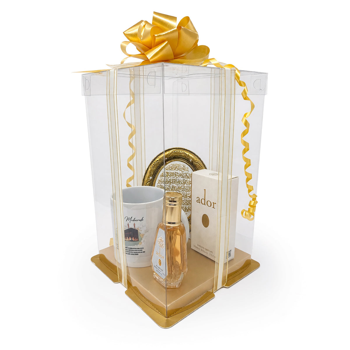 Womens White & Gold Umrah Gift Hamper