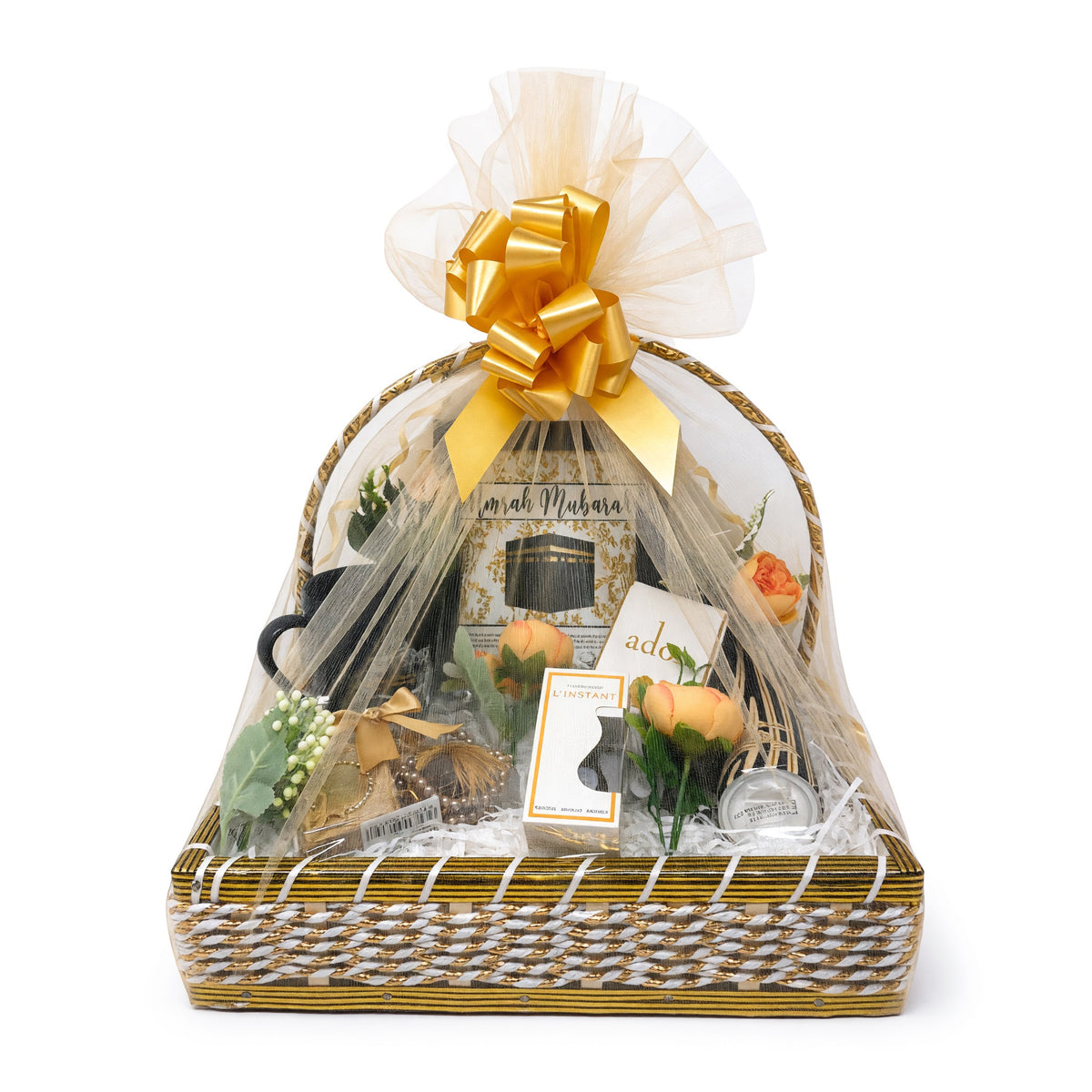 Womens Gold Umrah Mubarak Gift Hamper
