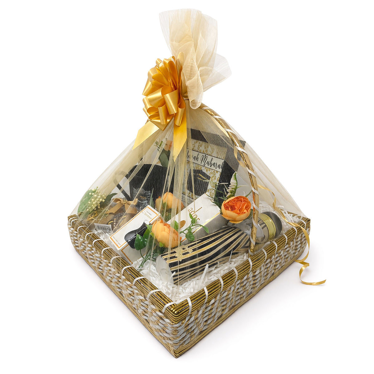Womens Gold Umrah Mubarak Gift Hamper