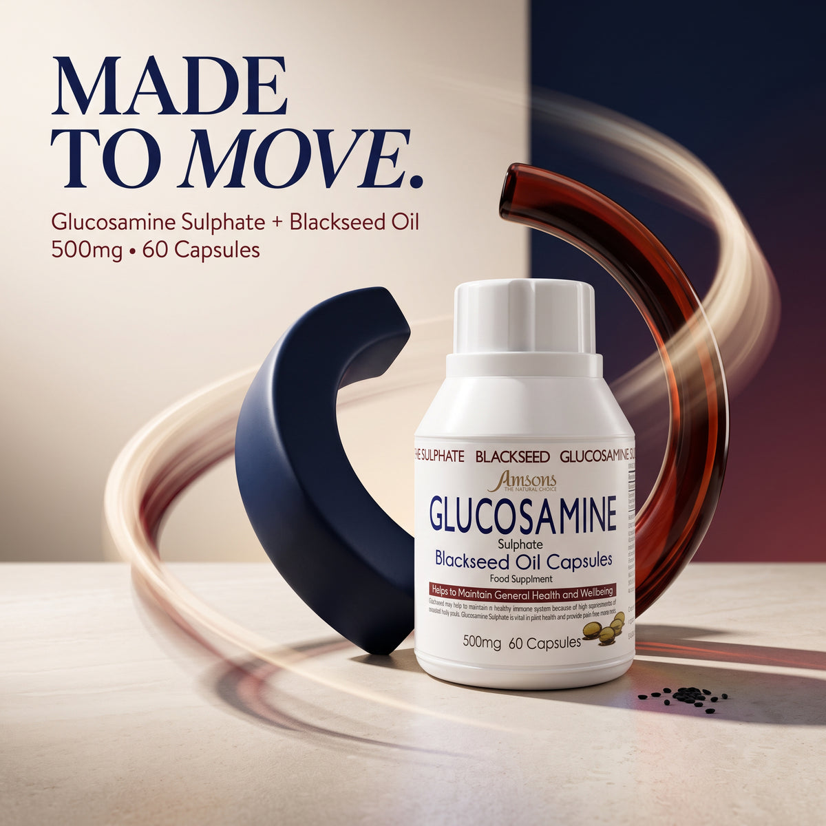 Glucosamine And Blackseed Capsules