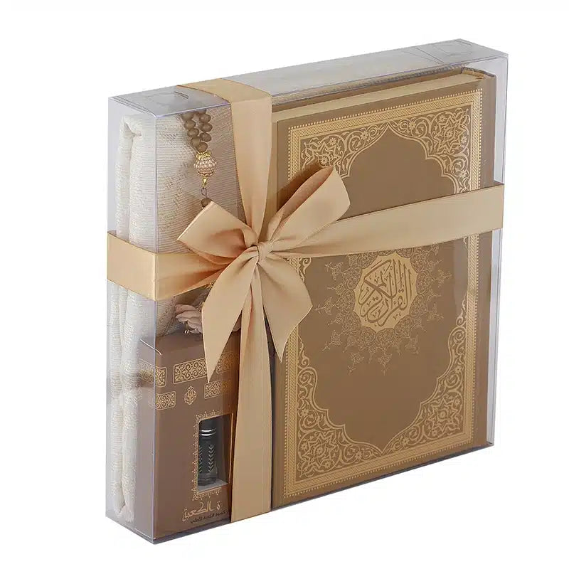 Gold Quran and Attar Gift Set 1030