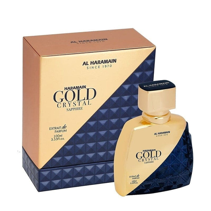 Al Haramain Gold Crystal Sapphire Perfume for Men 100ml