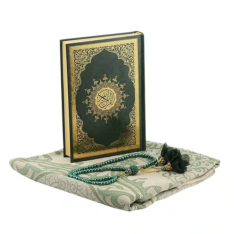 Green Medium Quran Gift Set 11038