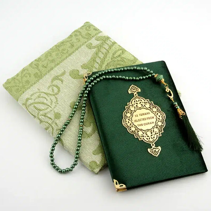 Green 32 Surah form Quran Book Gift Set 1785