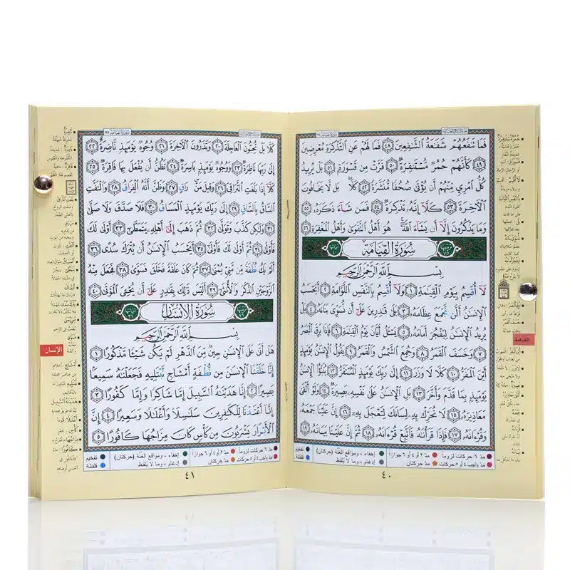 Juzz Qad Sami Allah, Juzz Amma, Juzz Tabarak Uthmani Script