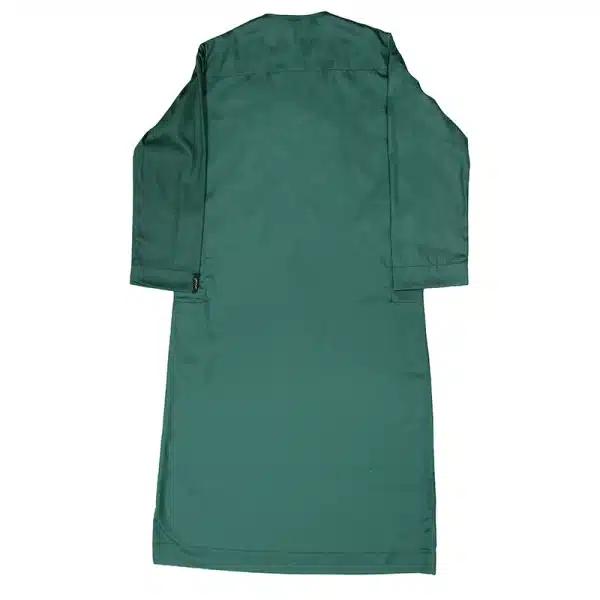 Kids Omani Emerald Green Satin Thobe ASB- K30 COL 23