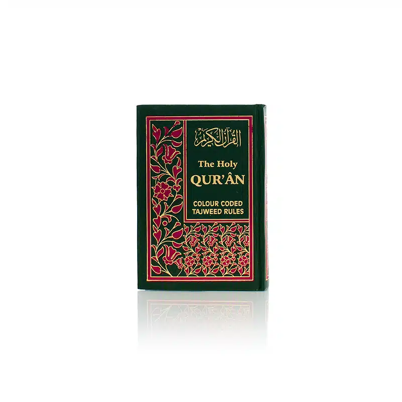 The Holy Quran Colour Coded Tajweed Rules Hardback