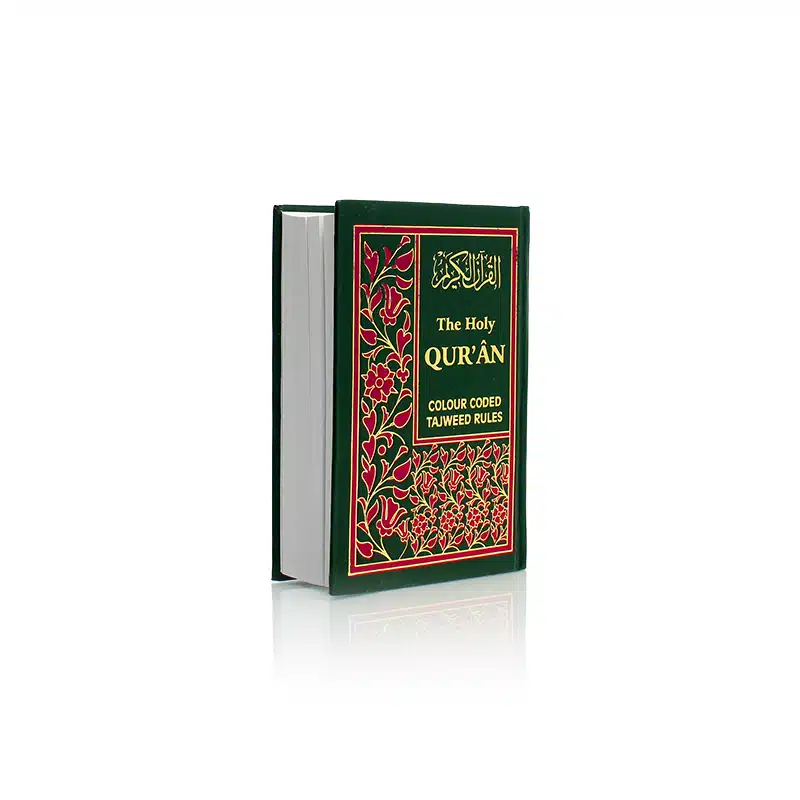 The Holy Quran Colour Coded Tajweed Rules Hardback