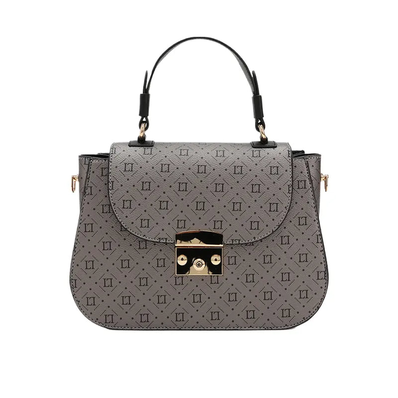 Women's Grey Top Handle Designer Hand Bag Ref 930006