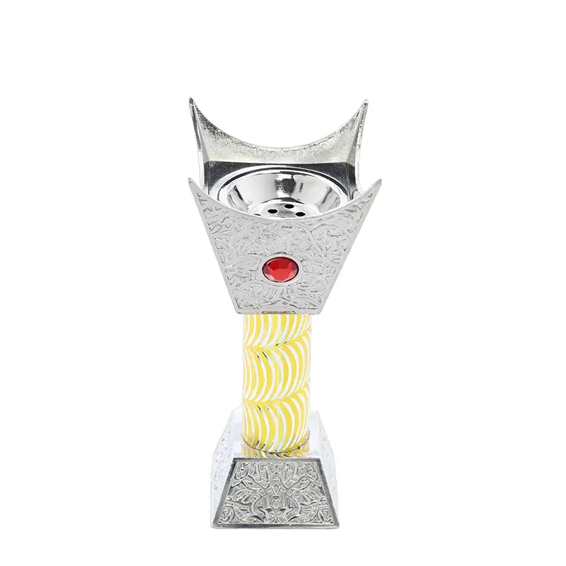 Small Silver Bukhoor Burner 2249