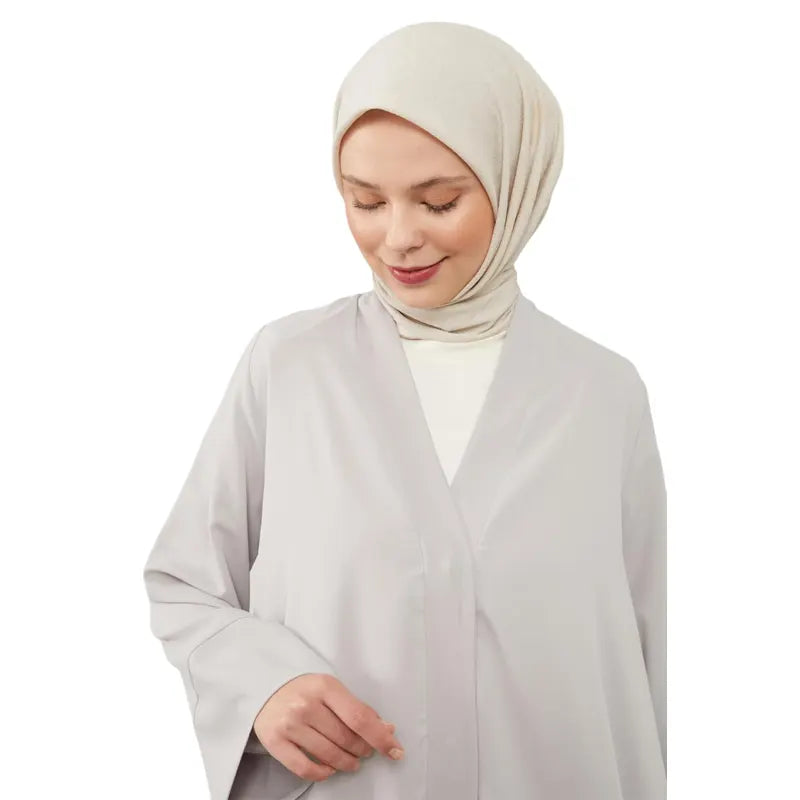 Aiyla Belted Grey Abaya