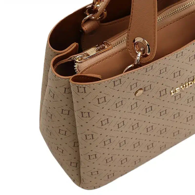 Women's Nude Shoulder Designer Hand Bag Ref 93007