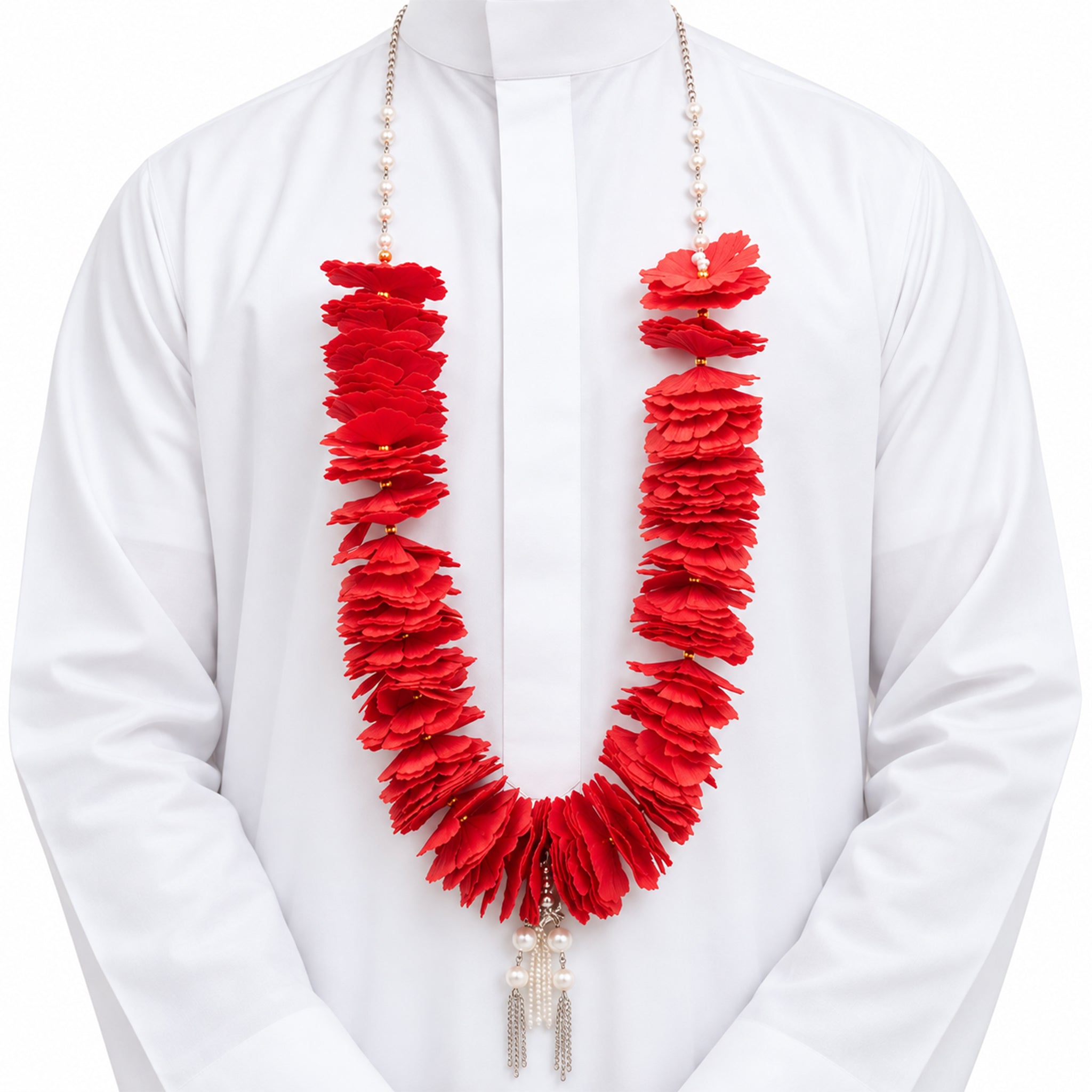 Wedding Garland - Haar Red