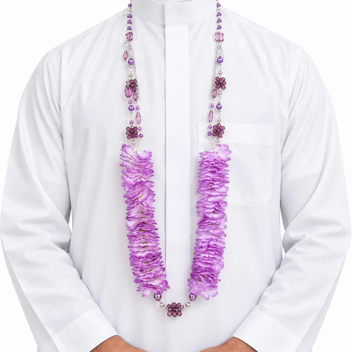 Wedding Garland - Haar Purple