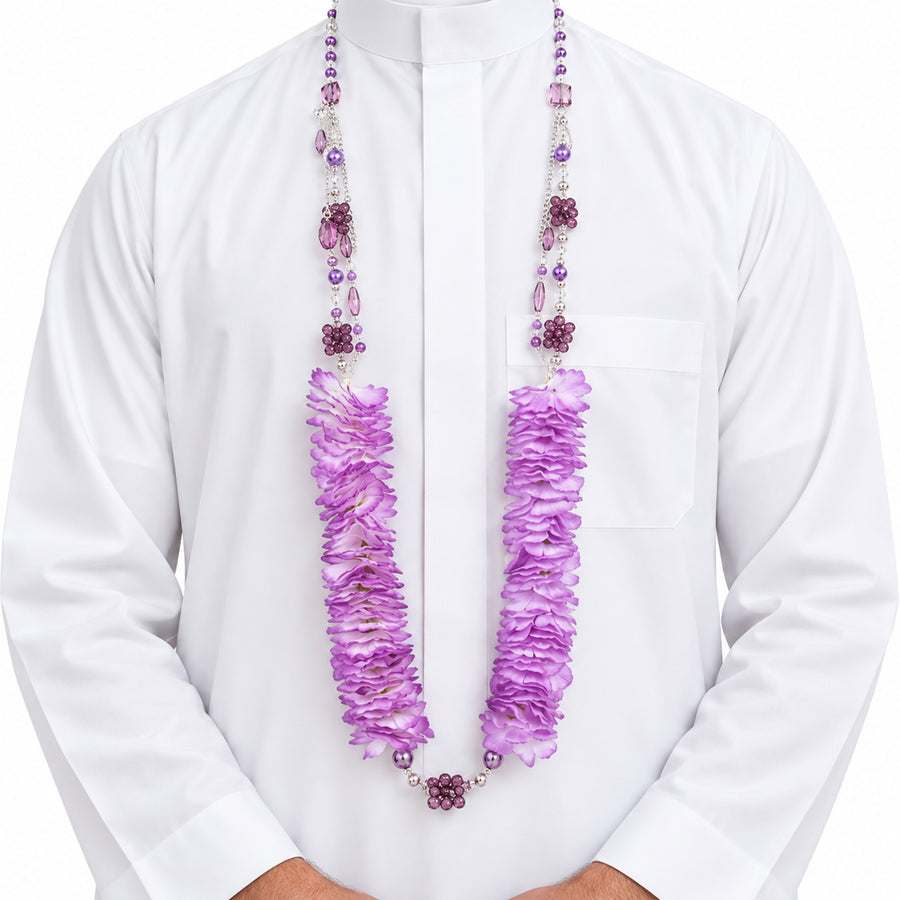 Wedding Garland - Haar Purple