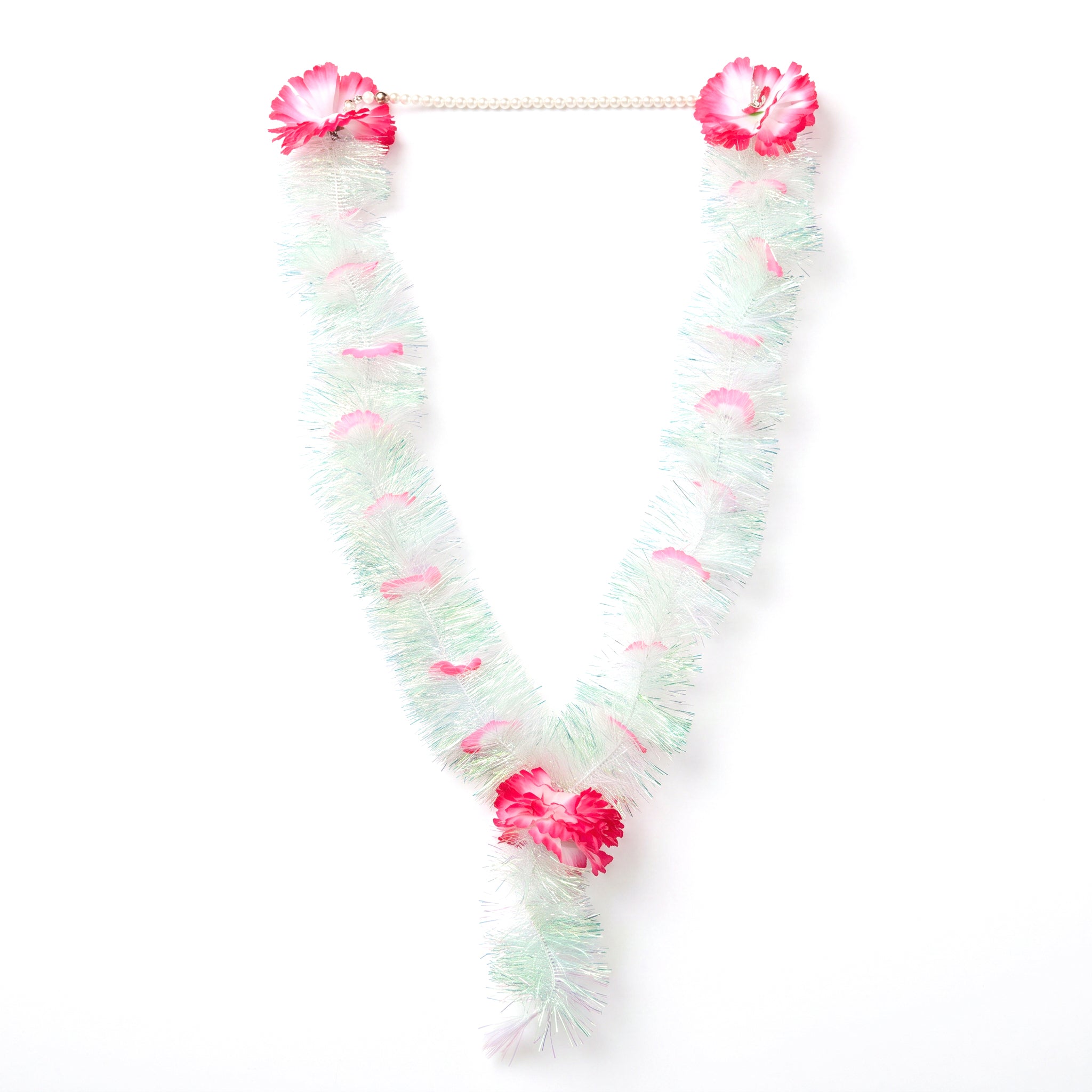 Wedding Garland - Haar White & Pink
