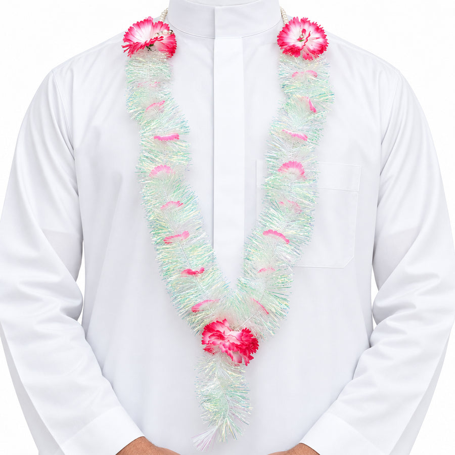 Wedding Garland - Haar White & Pink