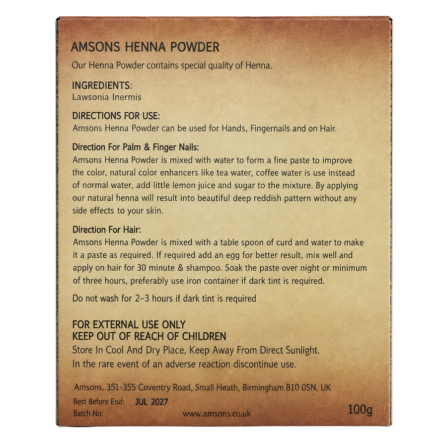 Henna Powder 100g