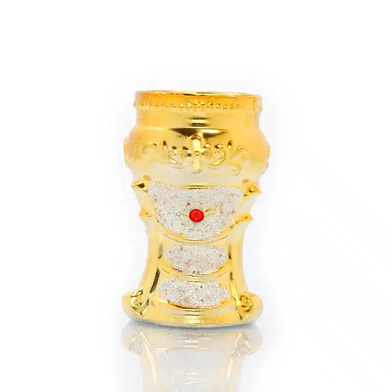 Gold & Cream lamp Bukhoor Burner  0147